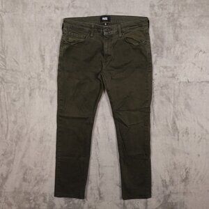 Paige jeans Lennox slim men's‎ 32 vintage palm green